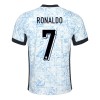 Officiële Voetbalshirt + Korte Broek Portugal Ronaldo 7 Uit EK 2024 - Kids